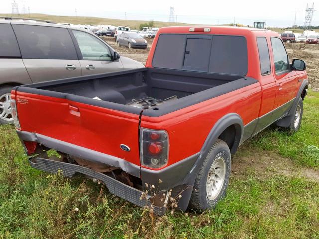 1FTZR15X4WPA34158 - 1998 FORD RANGER SUP RED photo 4