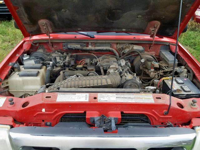 1FTZR15X4WPA34158 - 1998 FORD RANGER SUP RED photo 7