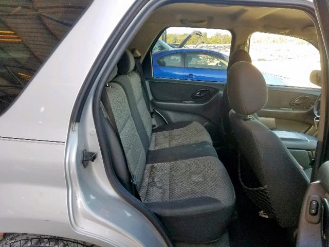 1FMYU93154KB42933 - 2004 FORD ESCAPE XLT SILVER photo 6