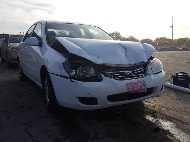 KNAFE121585504322 - 2008 KIA SPECTRA EX WHITE photo 1