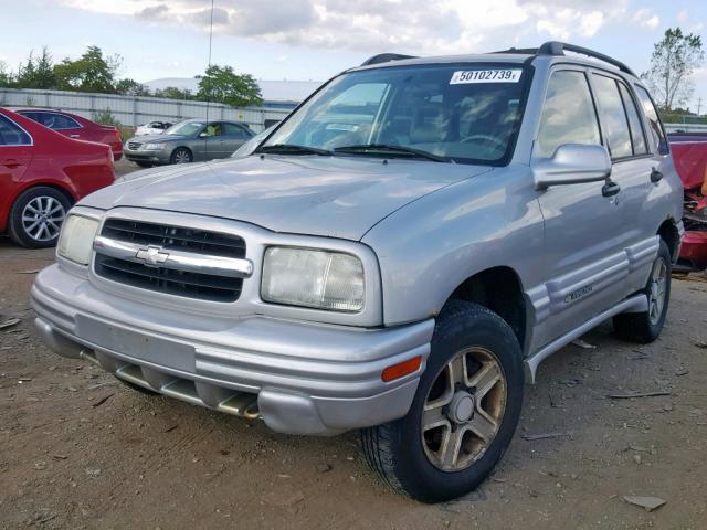 2CNBJ634536941992 - 2003 CHEVROLET TRACKER LT SILVER photo 2