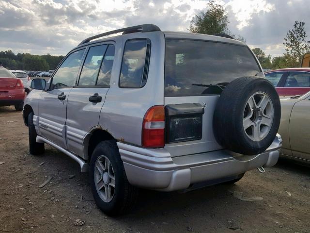 2CNBJ634536941992 - 2003 CHEVROLET TRACKER LT SILVER photo 3