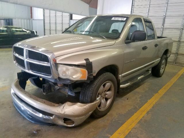 1D7HU18D14J125406 - 2004 DODGE RAM 1500 S BEIGE photo 2