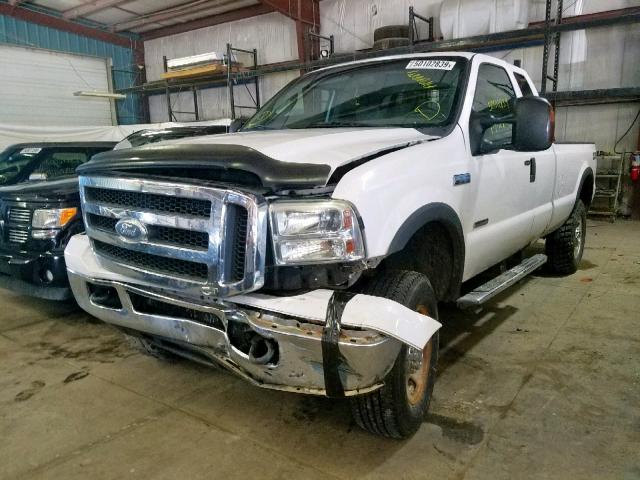 1FTWX31P85EB23381 - 2005 FORD F350 SRW S WHITE photo 2