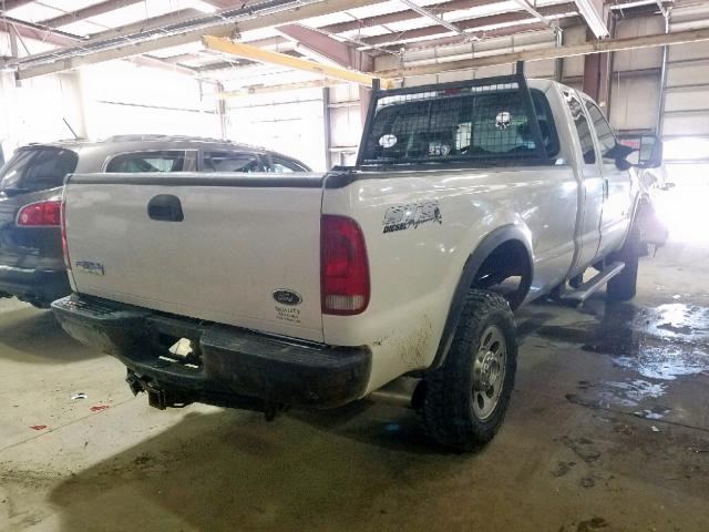 1FTWX31P85EB23381 - 2005 FORD F350 SRW S WHITE photo 4