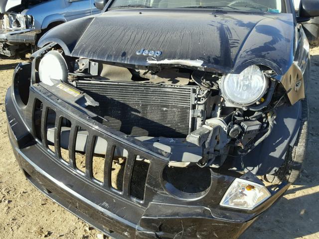 1J8FT47058D565582 - 2008 JEEP COMPASS SP BLACK photo 9