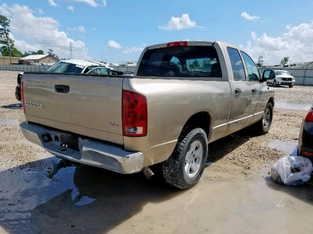 1D7HA18D53S279960 - 2003 DODGE RAM 1500 S TAN photo 4