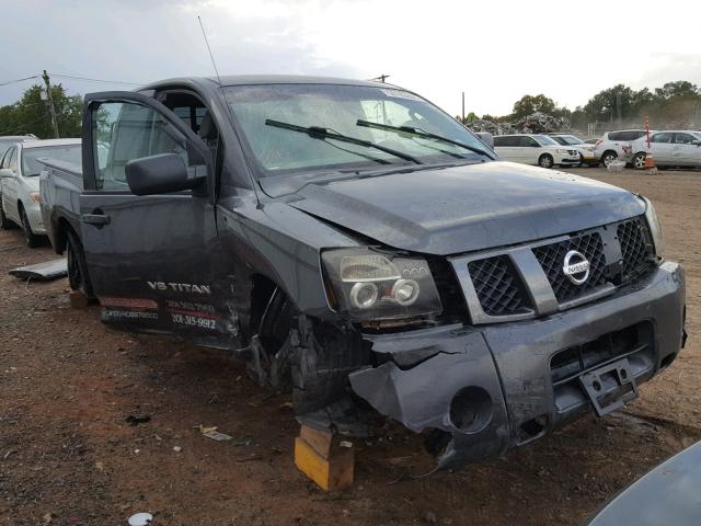 1N6AA06BX6N557503 - 2006 NISSAN TITAN XE GRAY photo 1