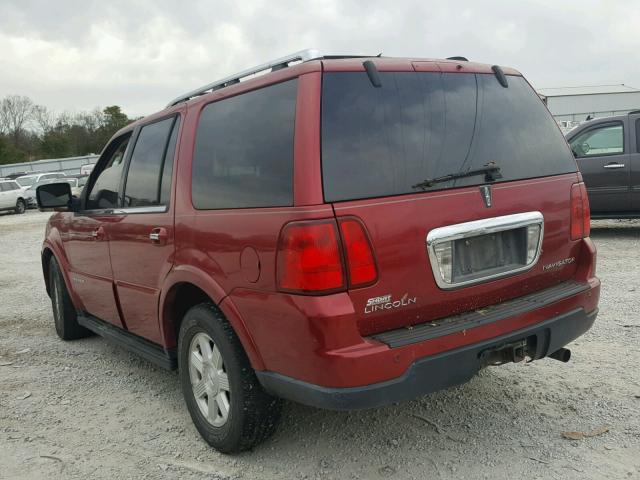 5LMFU28565LJ02086 - 2005 LINCOLN NAVIGATOR 红色 照片 3