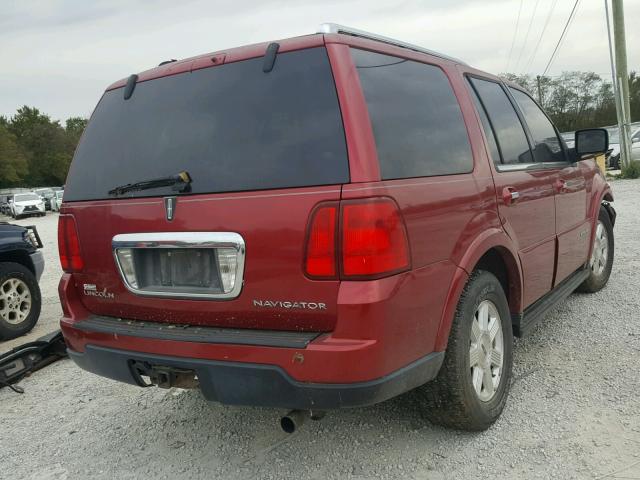 5LMFU28565LJ02086 - 2005 LINCOLN NAVIGATOR 红色 照片 4