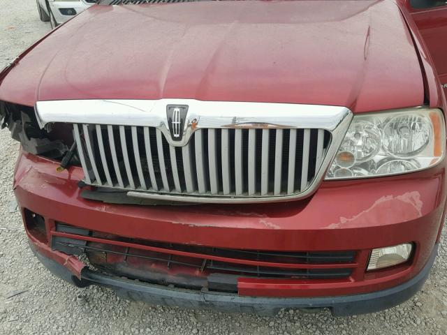 5LMFU28565LJ02086 - 2005 LINCOLN NAVIGATOR 红色 照片 7