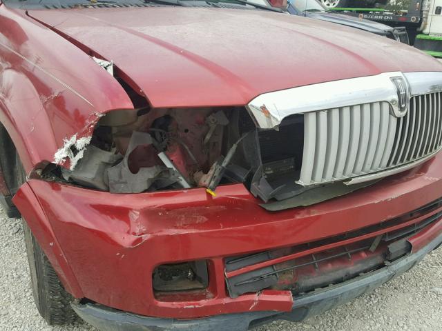 5LMFU28565LJ02086 - 2005 LINCOLN NAVIGATOR 红色 照片 9