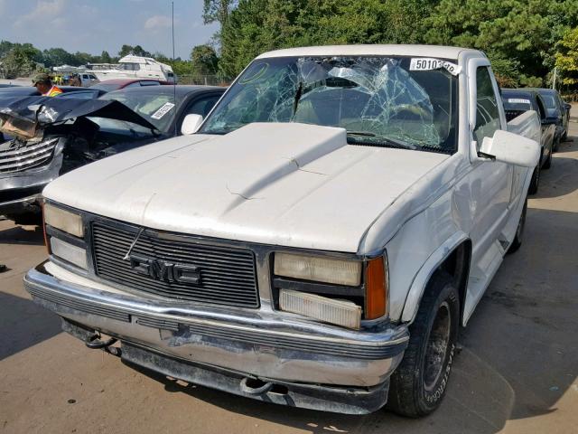 1GDDC14K7PZ549626 - 1993 GMC SIERRA C15 WHITE photo 2