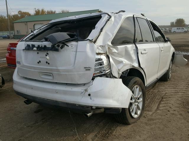 2FMDK4JC6ABB70810 - 2010 FORD EDGE SEL WHITE photo 4