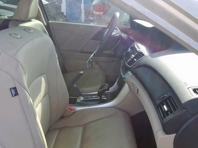 1HGCR2F81EA062201 - 2014 HONDA ACCORD EXL TAN photo 5