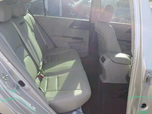 1HGCR2F81EA062201 - 2014 HONDA ACCORD EXL TAN photo 6