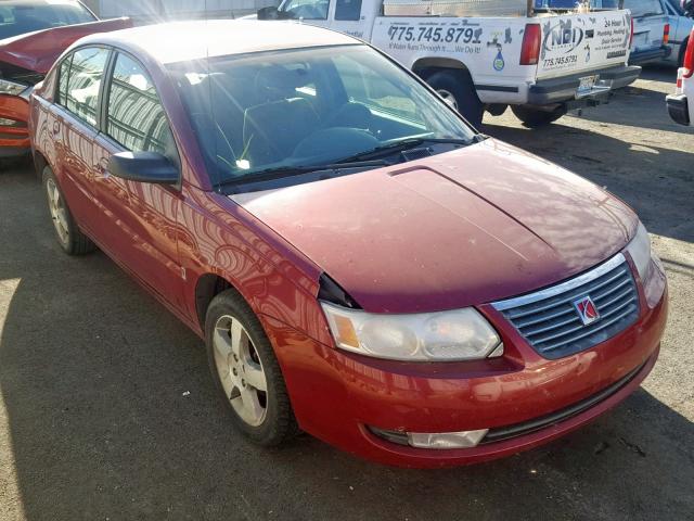 1G8AL55FX7Z153166 - 2007 SATURN ION LEVEL RED photo 1