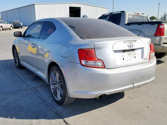 JTKJF5C76B3007439 - 2011 TOYOTA SCION TC ვერცხლისფერი ფოტო 3