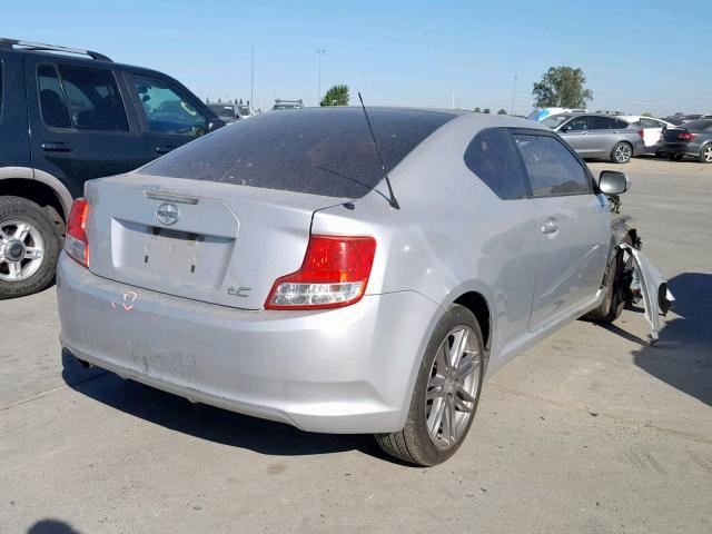 JTKJF5C76B3007439 - 2011 TOYOTA SCION TC ვერცხლისფერი ფოტო 4