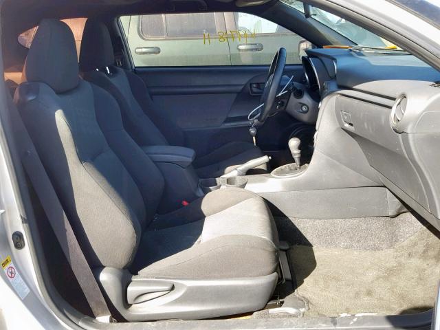 JTKJF5C76B3007439 - 2011 TOYOTA SCION TC ვერცხლისფერი ფოტო 5