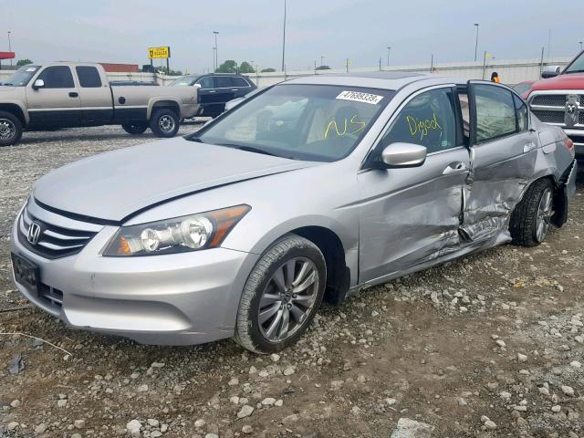 1HGCP2F88CA077877 - 2012 HONDA ACCORD EXL GRAY photo 2