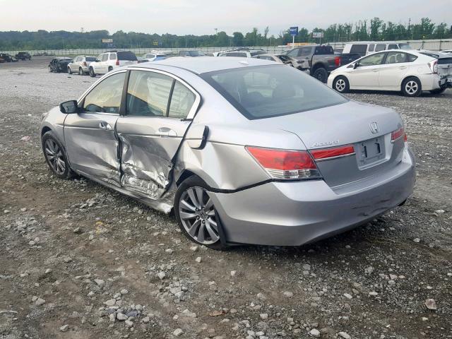 1HGCP2F88CA077877 - 2012 HONDA ACCORD EXL GRAY photo 3