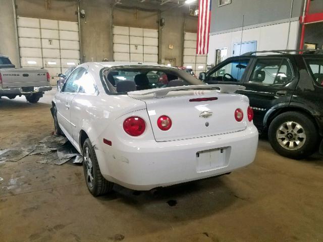 1G1AL18F387137097 - 2008 CHEVROLET COBALT LT WHITE photo 3