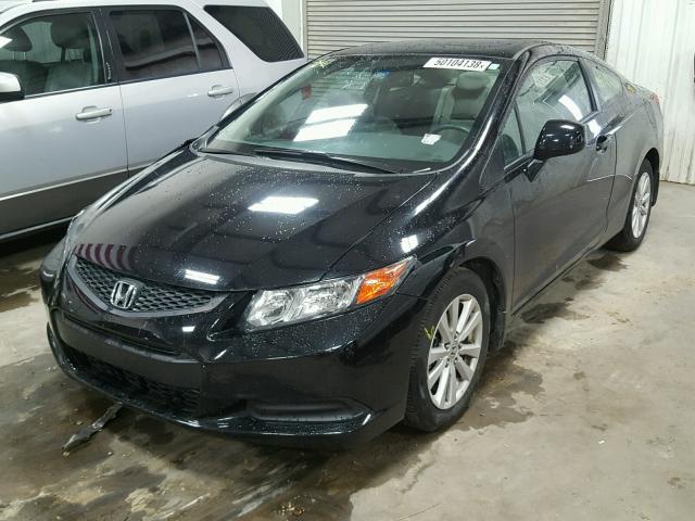 2HGFG3B11CH548930 - 2012 HONDA CIVIC EXL BLACK photo 2