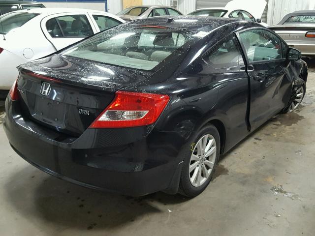 2HGFG3B11CH548930 - 2012 HONDA CIVIC EXL BLACK photo 4