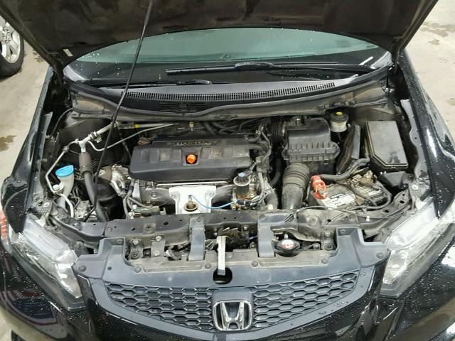 2HGFG3B11CH548930 - 2012 HONDA CIVIC EXL BLACK photo 7