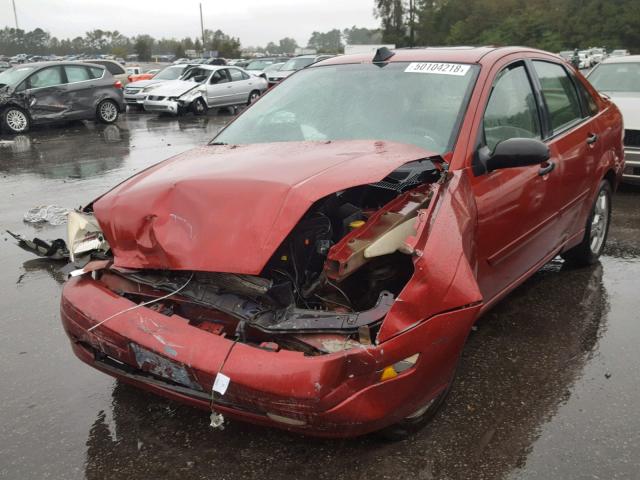1FAFP38393W337439 - 2003 FORD FOCUS ZTS RED photo 2