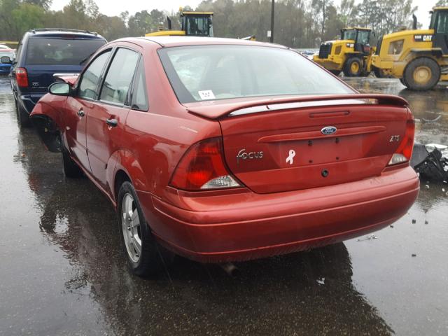 1FAFP38393W337439 - 2003 FORD FOCUS ZTS RED photo 3