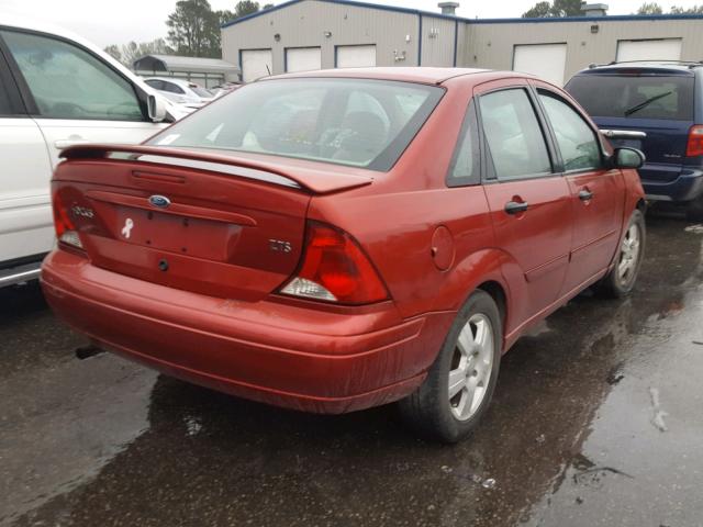 1FAFP38393W337439 - 2003 FORD FOCUS ZTS RED photo 4