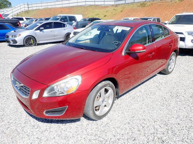 YV1622FS7C2128103 - 2012 VOLVO S60 T5 RED photo 2