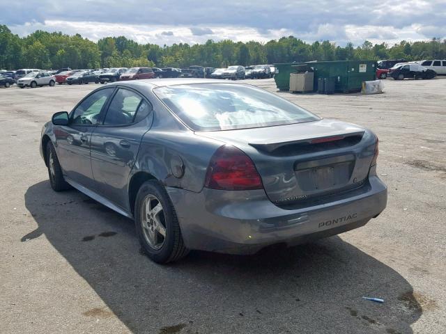 2G2WP522641340270 - 2004 PONTIAC GRAND PRIX GRAY photo 3