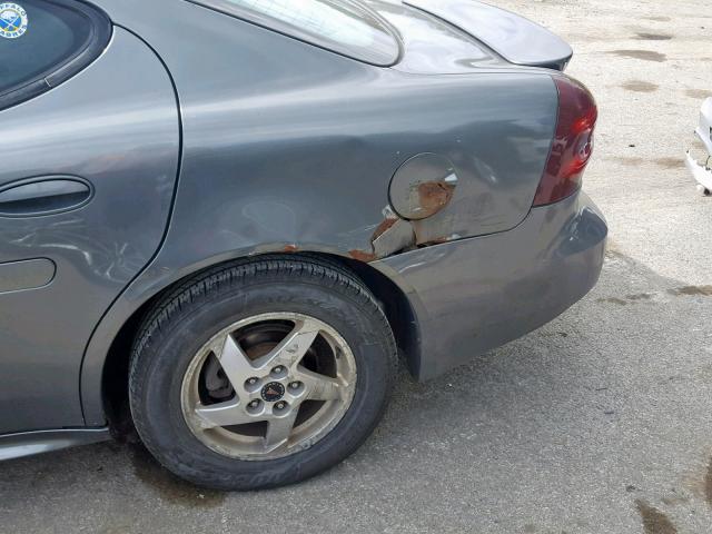 2G2WP522641340270 - 2004 PONTIAC GRAND PRIX GRAY photo 9