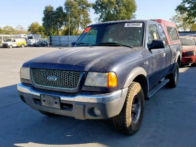 1FTZR15E71PA32055 - 2001 FORD RANGER SUP BLUE photo 2