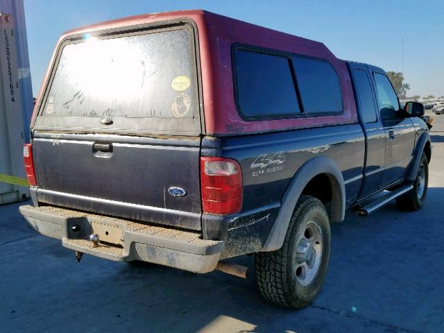 1FTZR15E71PA32055 - 2001 FORD RANGER SUP BLUE photo 4