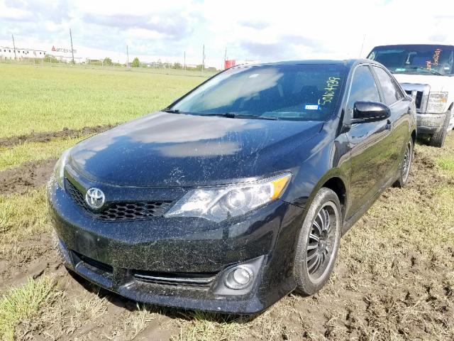 4T1BF1FK0CU584348 - 2012 TOYOTA CAMRY BASE BLACK photo 2