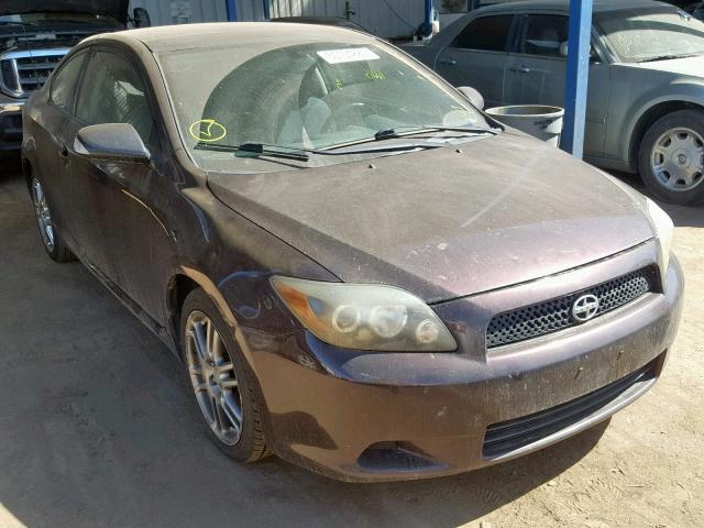 JTKDE167780260834 - 2008 TOYOTA SCION TC იასამნისფერი ფოტო 1