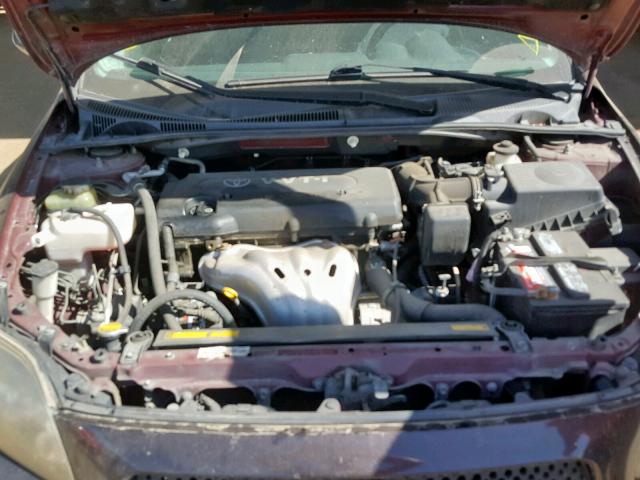 JTKDE167780260834 - 2008 TOYOTA SCION TC იასამნისფერი ფოტო 7