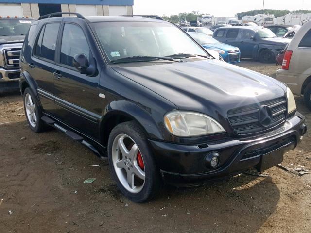 4JGAB74E3YA204189 - 2000 MERCEDES-BENZ ML 55 BLACK photo 1