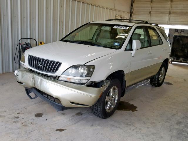 JT6GF10U1Y0058529 - 2000 LEXUS RX 300 WHITE photo 2