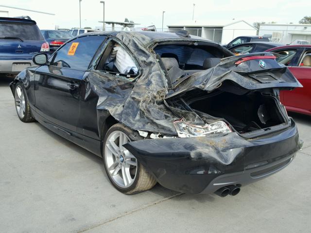 WBAUC9C5XDVM13845 - 2013 BMW 135 I BLACK photo 3