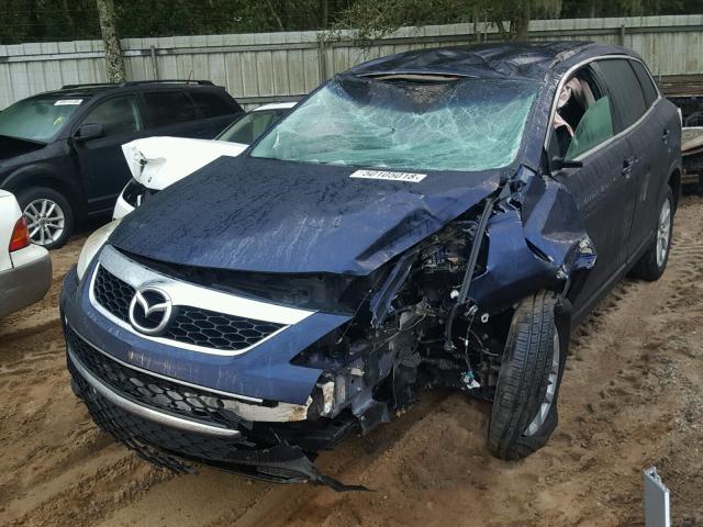 JM3TB2CA9B0318443 - 2011 MAZDA CX-9 BLUE photo 2