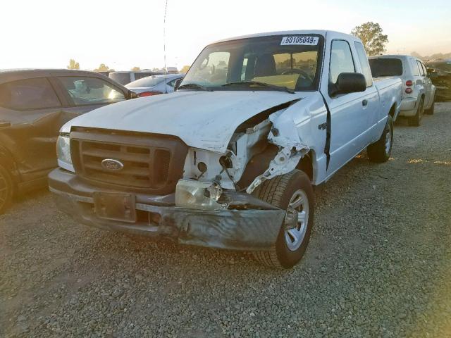 1FTYR44UX5PA75610 - 2005 FORD RANGER SUP WHITE photo 2