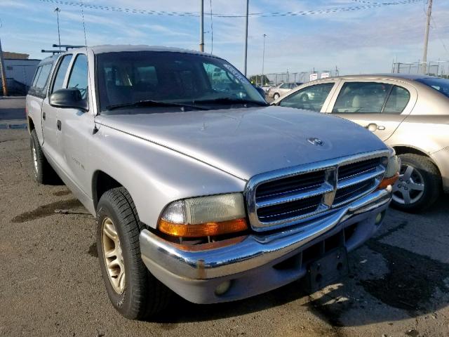 1B7HL2AX11S254422 - 2001 DODGE DAKOTA QUA SILVER photo 1