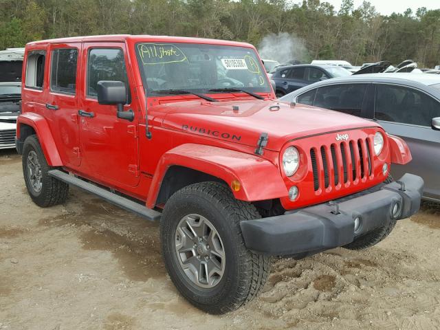 1C4BJWFG2FL729203 - 2015 JEEP MARINE LOT RED photo 1