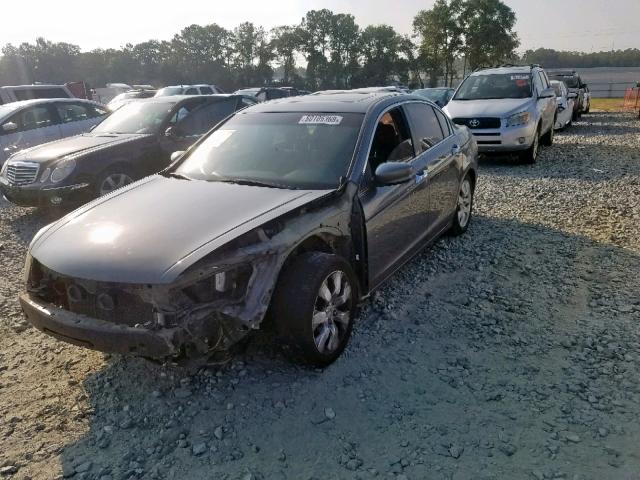 5KBCP3F85AB007733 - 2010 HONDA ACCORD EXL SILVER photo 2