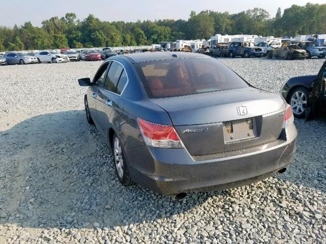 5KBCP3F85AB007733 - 2010 HONDA ACCORD EXL SILVER photo 3